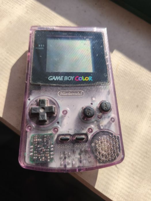 Vendo Game Game Boy Color Atomic Purple com dois Jogos