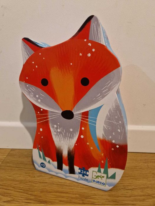 Djeco Puzzle Tekturowe Rudy Lisek 24 Elementy