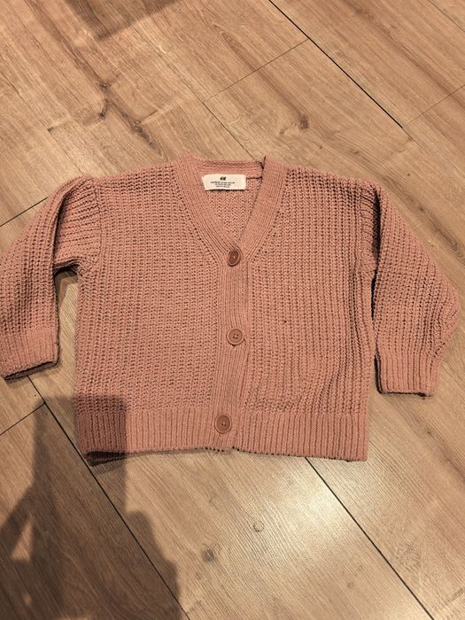 Sweterek dziewczęcy i H&M r 98-104