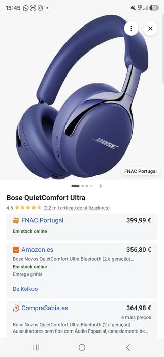 Headphones Bose Quietcomfort ultra