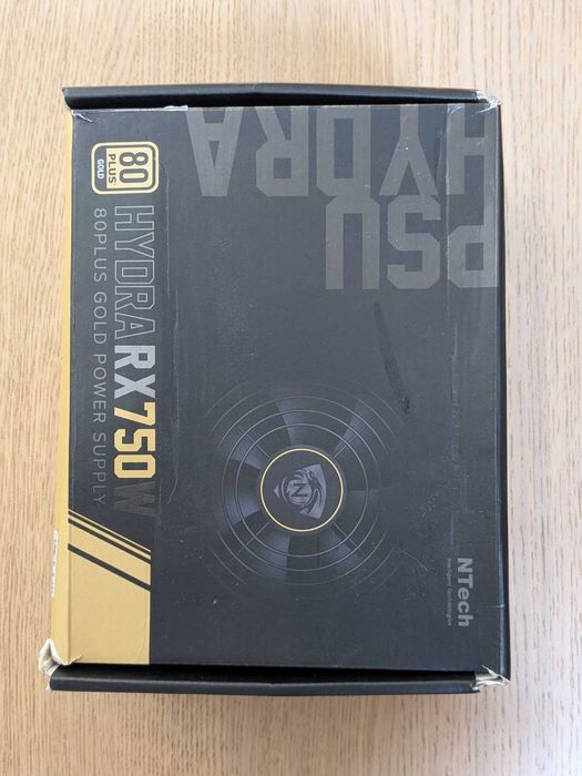 Fonte NTech HYDRA RX750W | 750W Reais | 80 PLUS GOLD