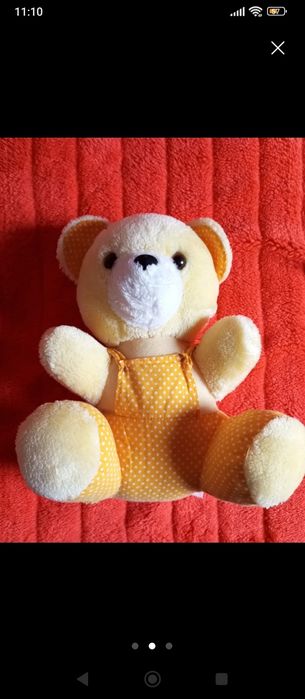 Peluche ursinho amarelo