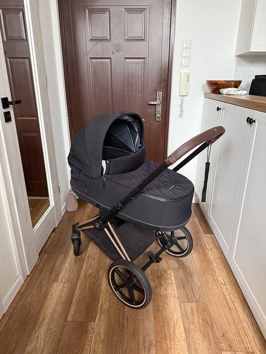 Zestaw Cybex: Wózek Cybex Prime 2w1, 2 foteliki samochodowe cybex