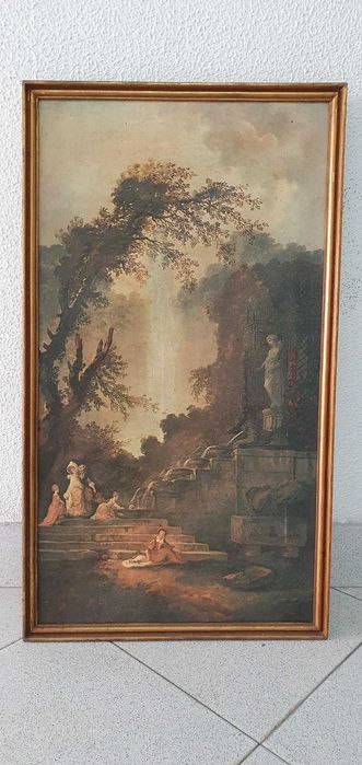 Quadro "Cena no Parque" Reprodução Fundação C. Gulbenkian