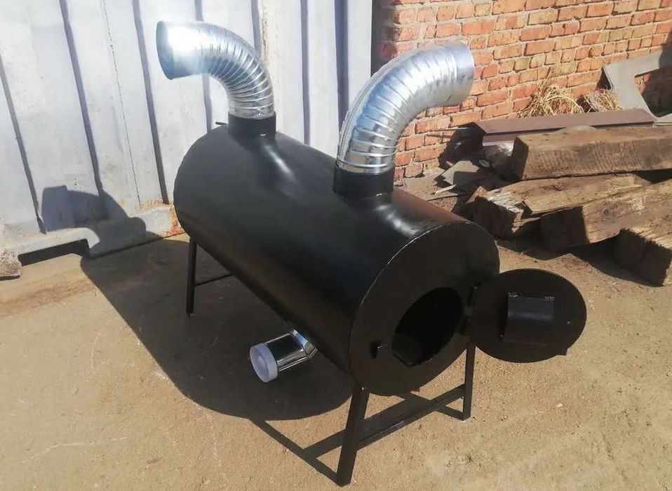 305 м3! 5 мм! ОБДУВ! Буржуйка Печь Булерьян (Булер'ян) | TVOE TEPLO