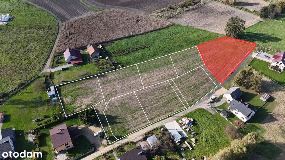 Działka pod budowę domu | spokojna okolica | Przecieszyn