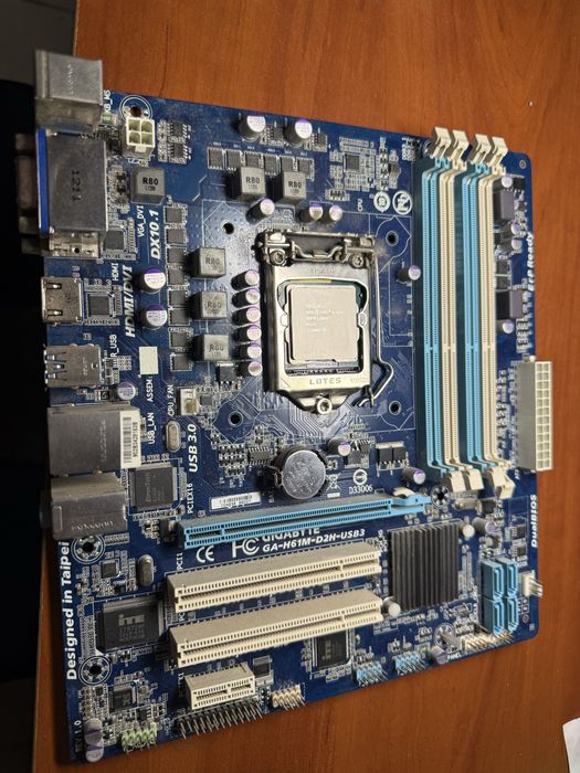 Комплект процессор i5 3470 + материнка + 8gb DDR3