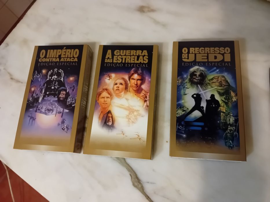Conjunto de 3 Vhs Star Wars Trilogy