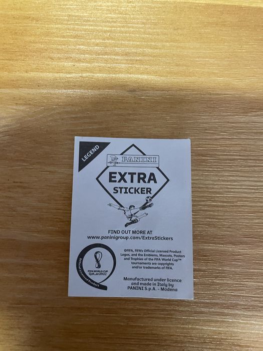 Cromo Extra Sticker Lionel Messi Legend Bronze - Panini World Cup Qatar 2022