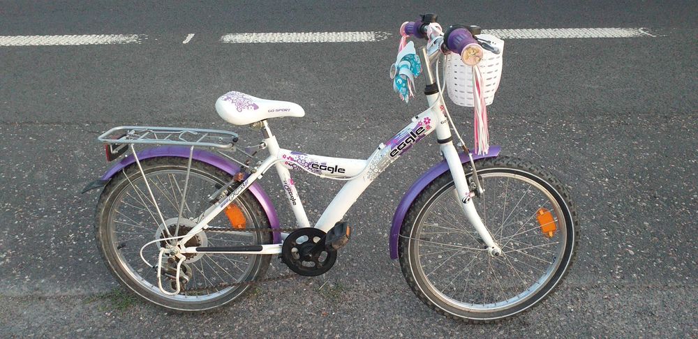 Rower 20 wiek 5-9 lat aluminiowy ładny