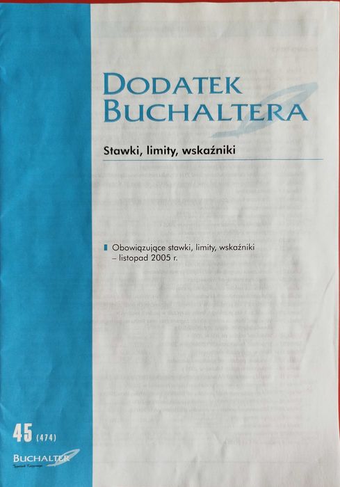 Dodatek buchaltera nr 45/2005 (474)