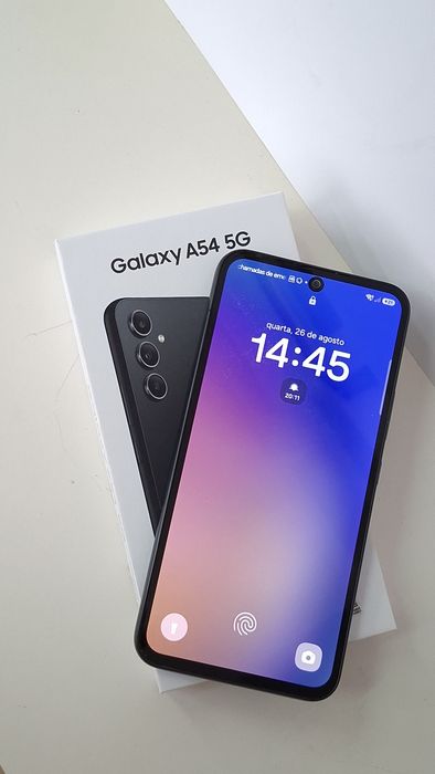 Samsung Galaxy A54 128GB Capa e protetor ecrã