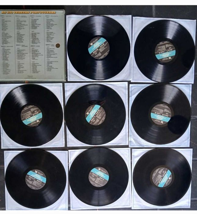 As 100 Vedetas Portuguesas (Caixa 8× LP)