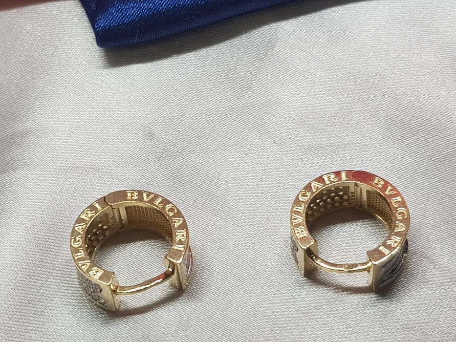 Złote kolczyki złoto 585