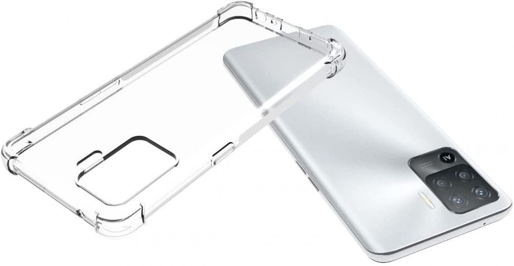 Etui Żelowe A-Shock + Szkło Płaskie Do Oppo Reno 5 Lite