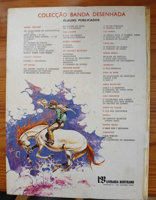 BD Comanche – Hermann - Os guerreiros do desespero / Furia rebelde