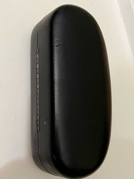 чорний шкіряний чохол для окулярів від Ralph Lauren