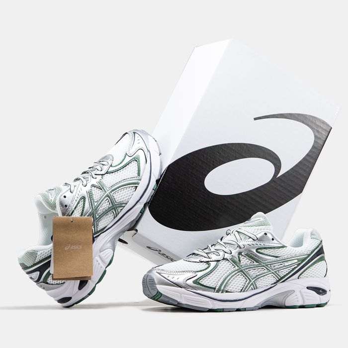 Кросівки Кроссовки Asics GT-2160 біло зелені Белый Зелёный White Кросовки повсякденні