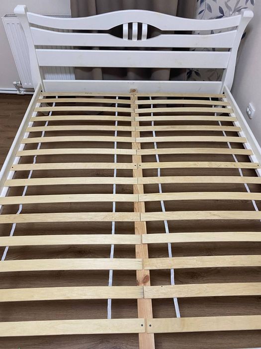 Кровать + матрац дерев'яна