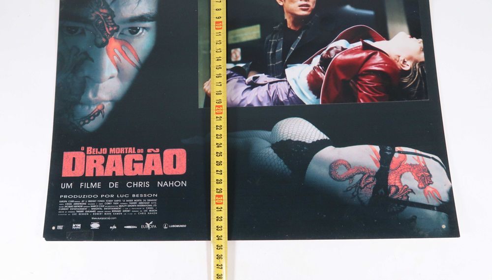 4 Cartazes cinema Vintage - O Beijo Mortal do Dragão