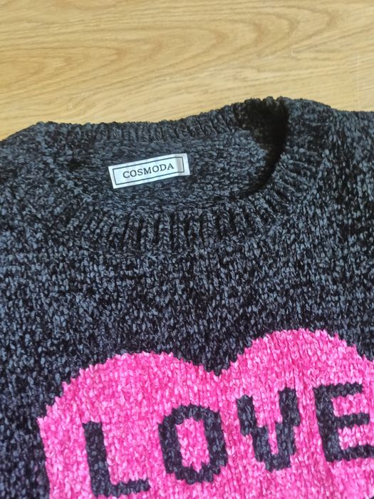 Mięciutki sweter dla dziewczynki r 158 164