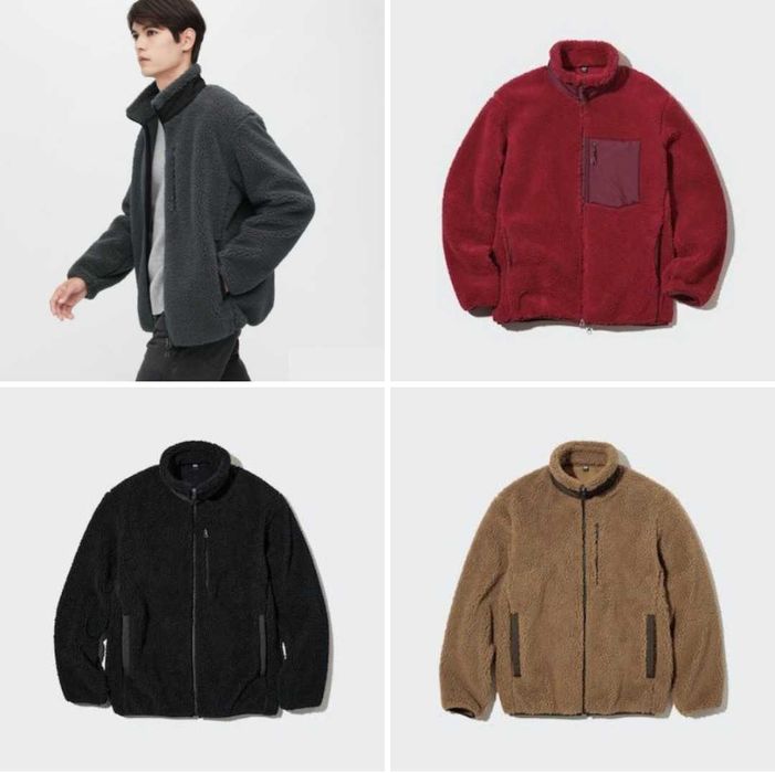 Флісові хутрові куртки UNIQLO, різні