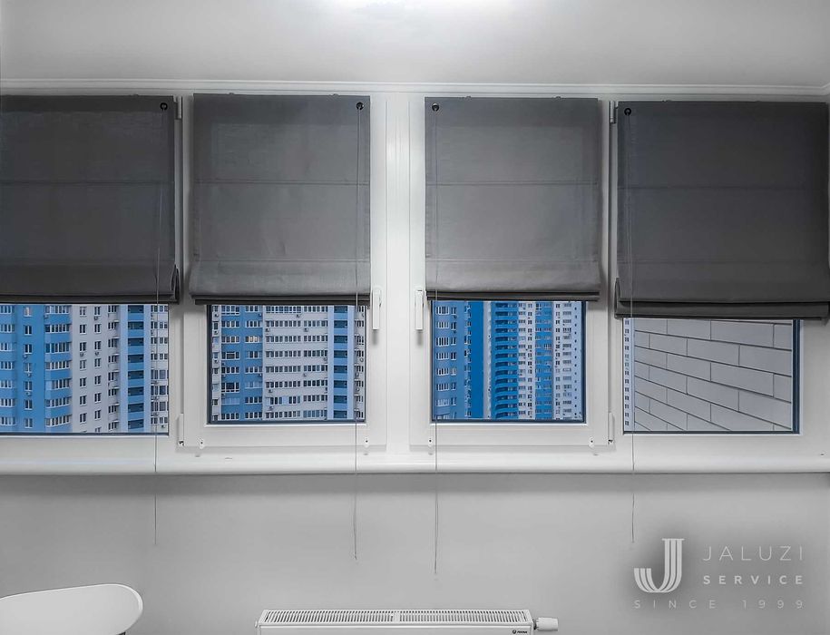 Жалюзи день ночь под ключ с гарантией! Рулонные шторы Римские шторы