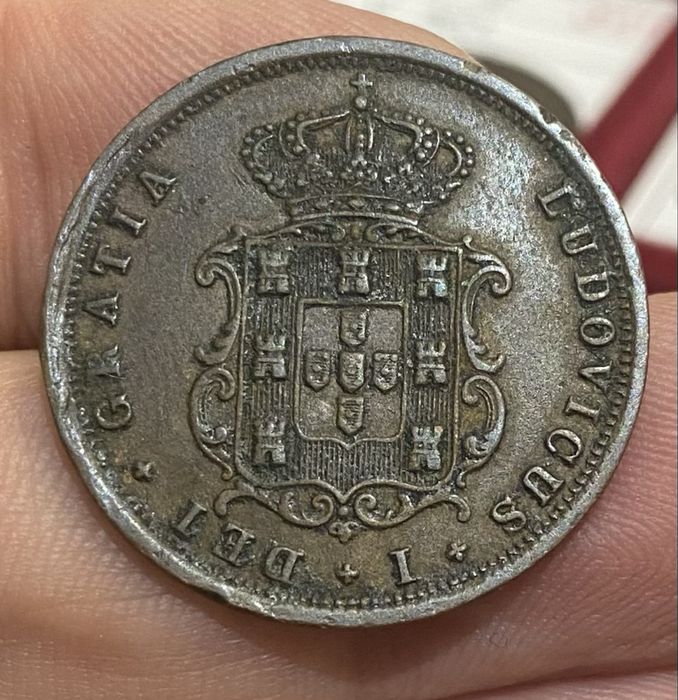 Moeda  515 - V Reis D LUIS I - 1872