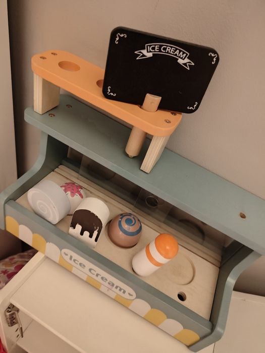 Zabawka do lodów drewniana używana