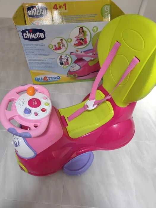 Andador Chicco com 4 modalidades diferentes.