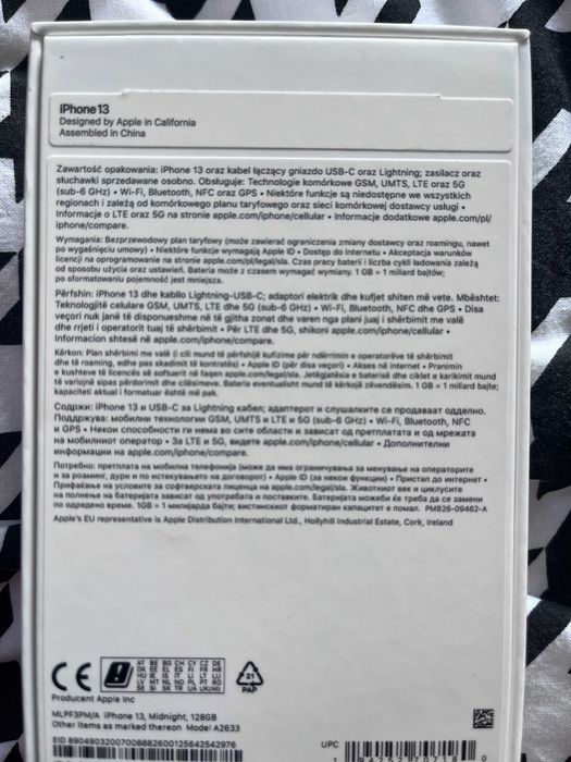 iphone 13 128gb północ