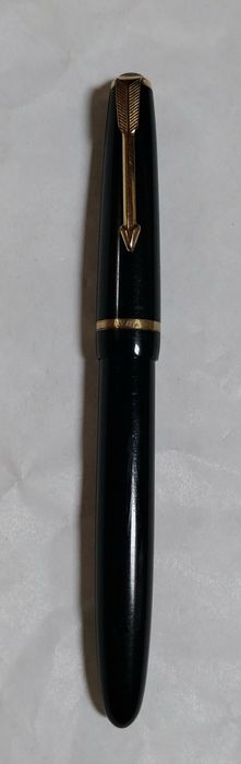 Caneta tinteiro antiga Parker Lady preta