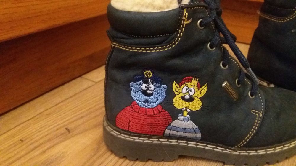 Buty zimowe ocieplane trapery r.28