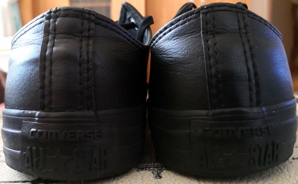 Converse Black Leather