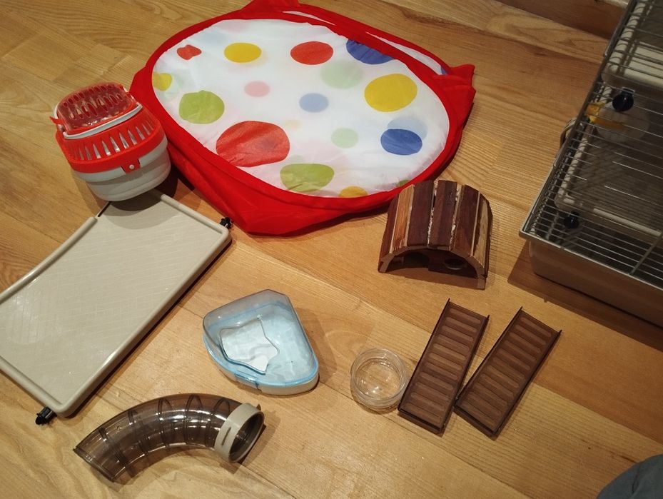 Klatka dla chomika zestaw