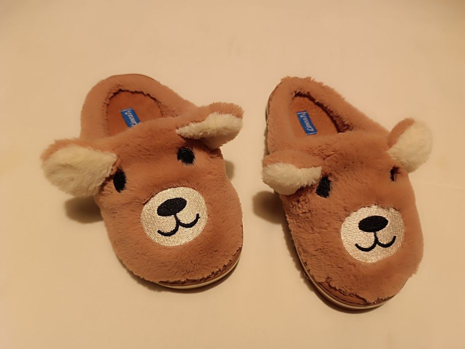 Pantufas rosa para menina tamanho 32-33