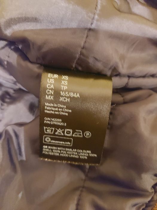 Casaco homem XS H&M impermeável