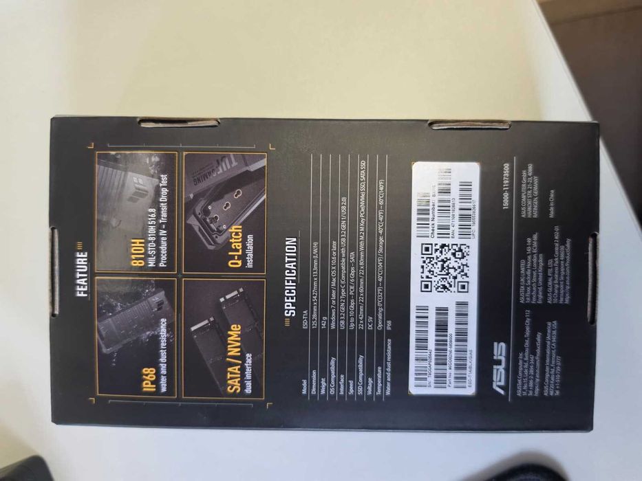ASUS TUF Gaming A1 + Kingston NV3 NVMe 1TB