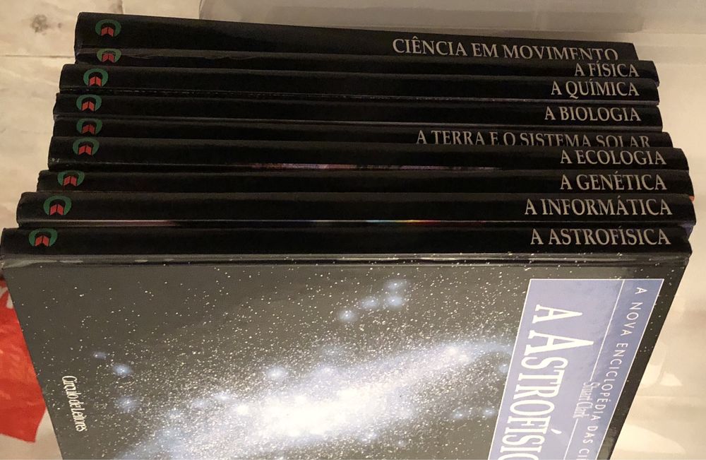 9 Volumes Enciclopédia das Ciências - Círculo de Leitores