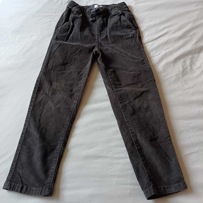 Gray Bombazine Trousers for Children Aged 7–8 Years