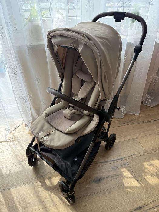 Cybex Melio Almond Beige beżowy nowe kółka