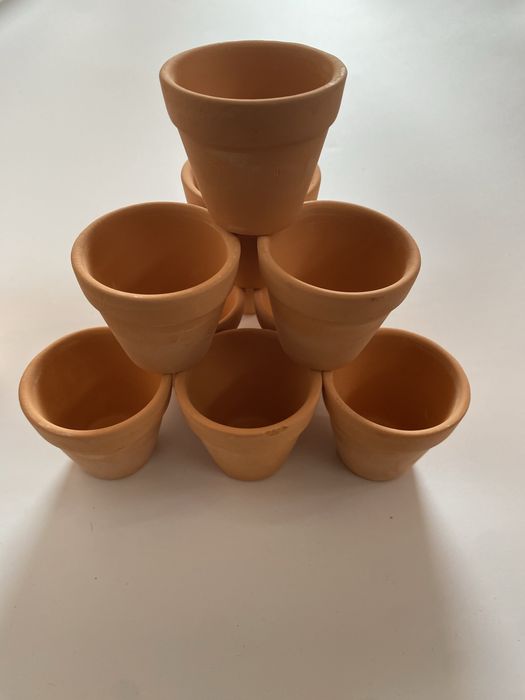 Горщик грузик, круглий з диркою, для акваріума 5х5.5см