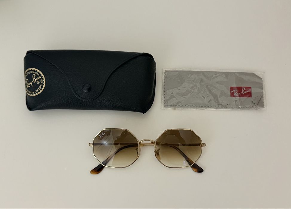 Óculos Ray-Ban octogonais - NOVO
