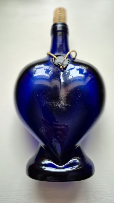 Butelka kobaltowa 23x14x7cm