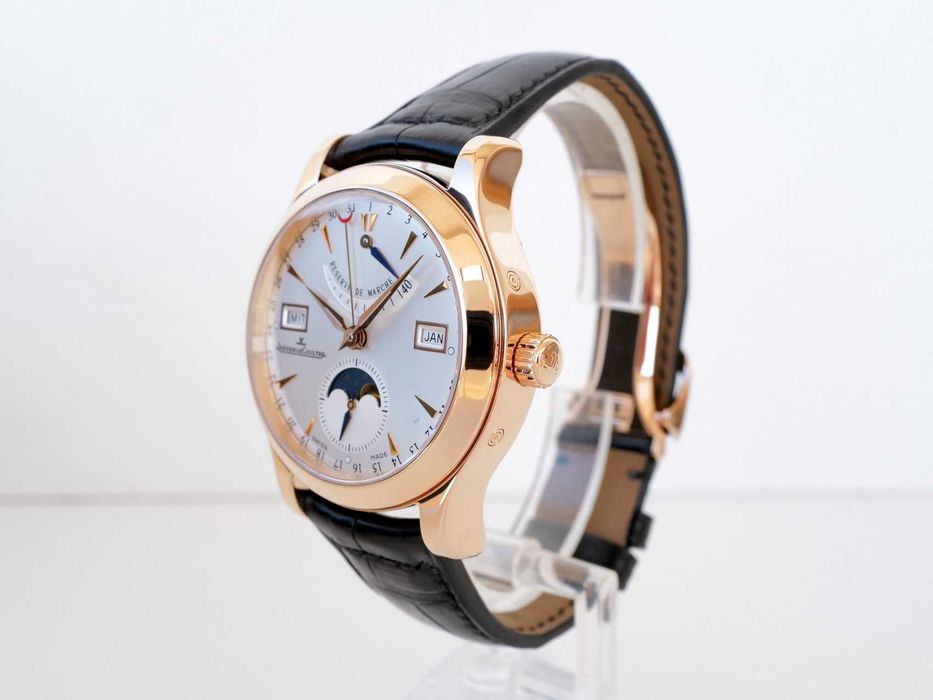 Jaeger-LeCoultre Master Calendar 18k Rose Gold Silver Dial