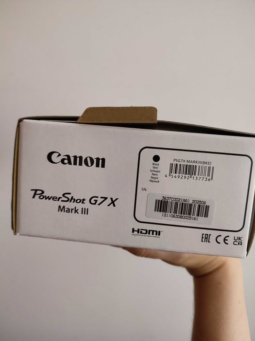 Canon Powershot G7X Mark III (Black)