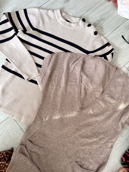 Paka damskich ubran swetry koszule 12 sztuk  zara Esprit  S