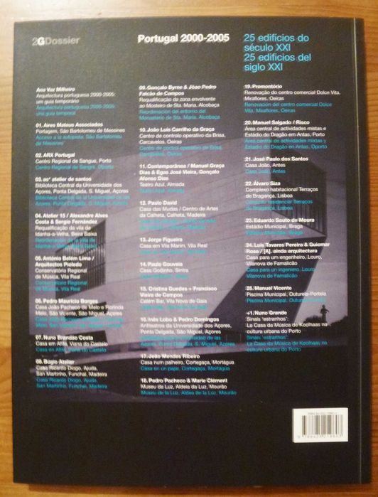 Livro revista 2G Dossier: Portugal 2000/2005