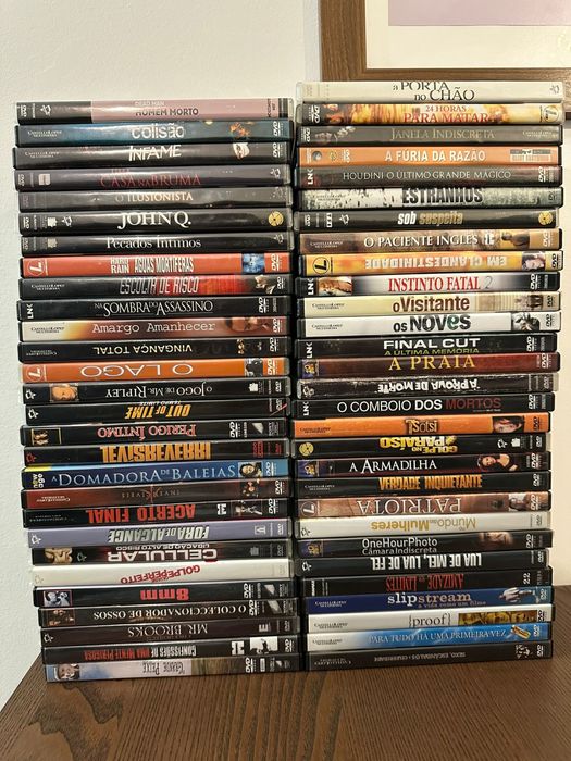 Conjunto de 159 DVDs - vendo em conjunto ou packs