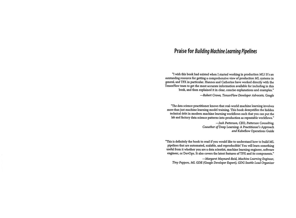 Building Machine Learning Pipeline